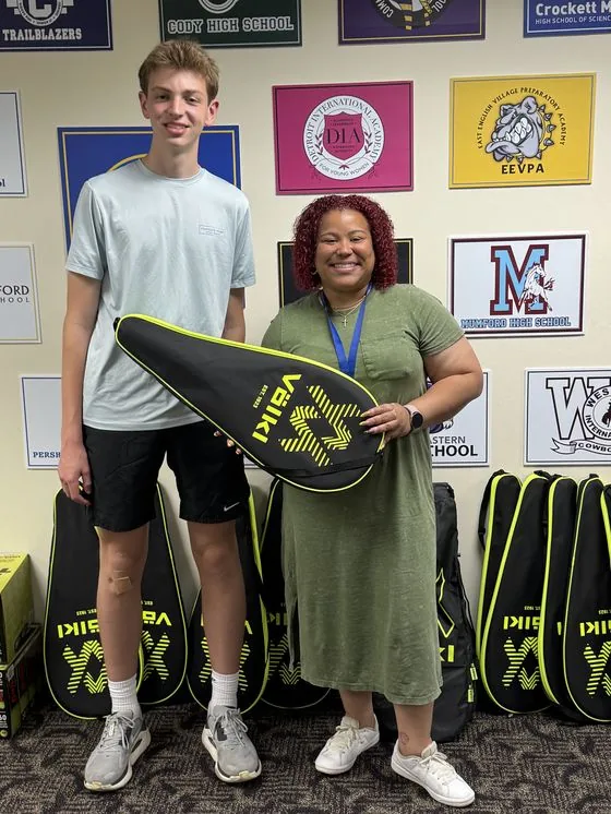 Tennis equipment donated to Detroit Public Schools Community District