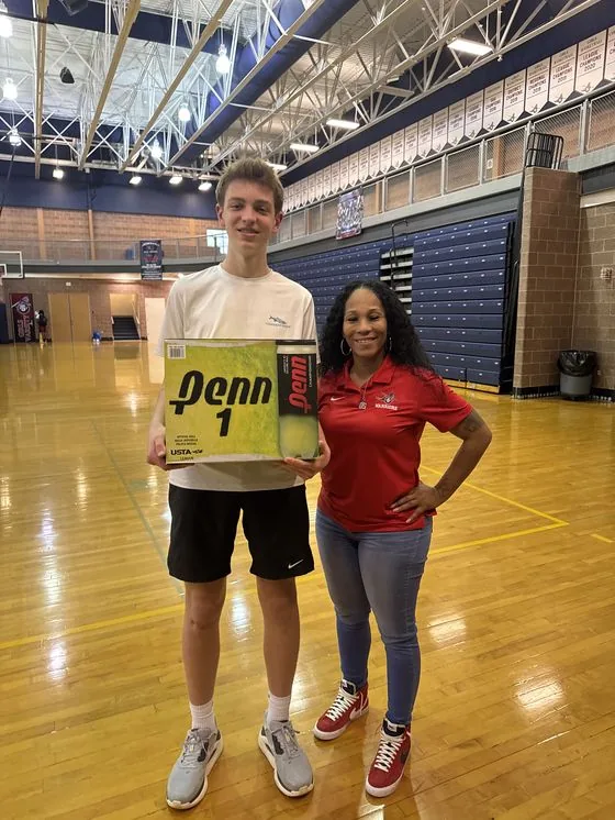 Tennis equipment donated to Southfield Public Schools